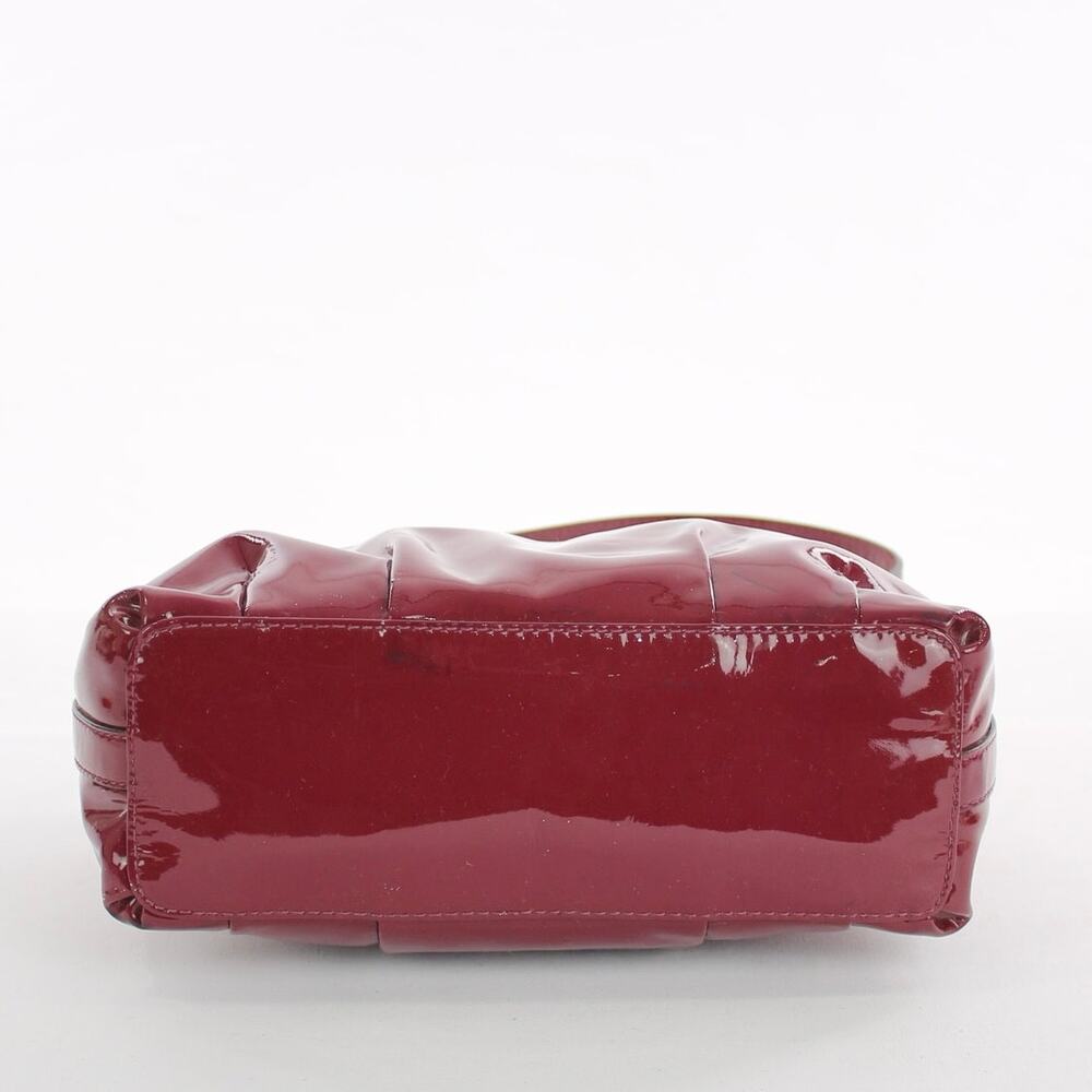 Coach Red Patent Leather Demi Shoulder Bag Madison - Picture 5 of 8